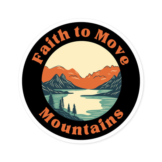 Christian Faith Sticker, Christian Camping Graphic Car Decal